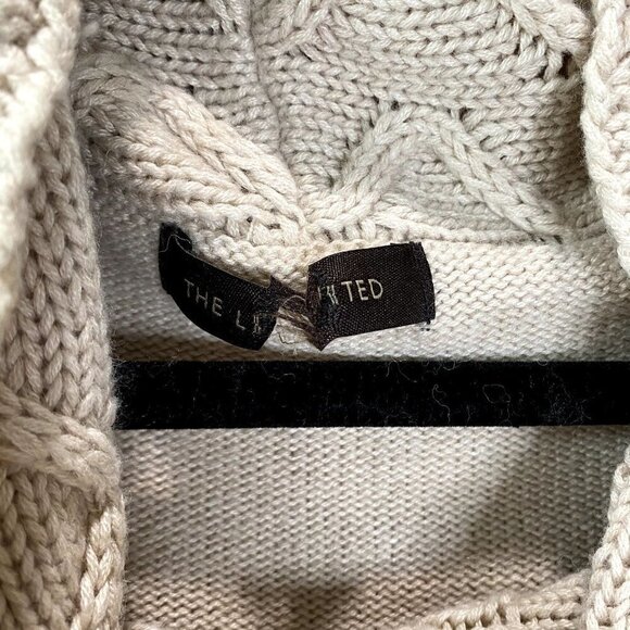 The Limited Cream Cowl Neck Sweater XS - Picture 2 of 5